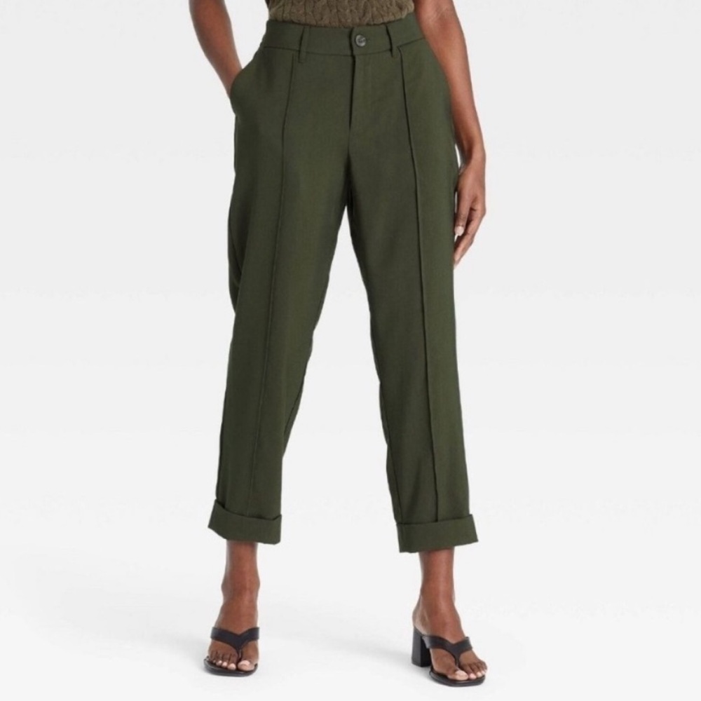 A New Day High Rise Pintuck Ankle Pants